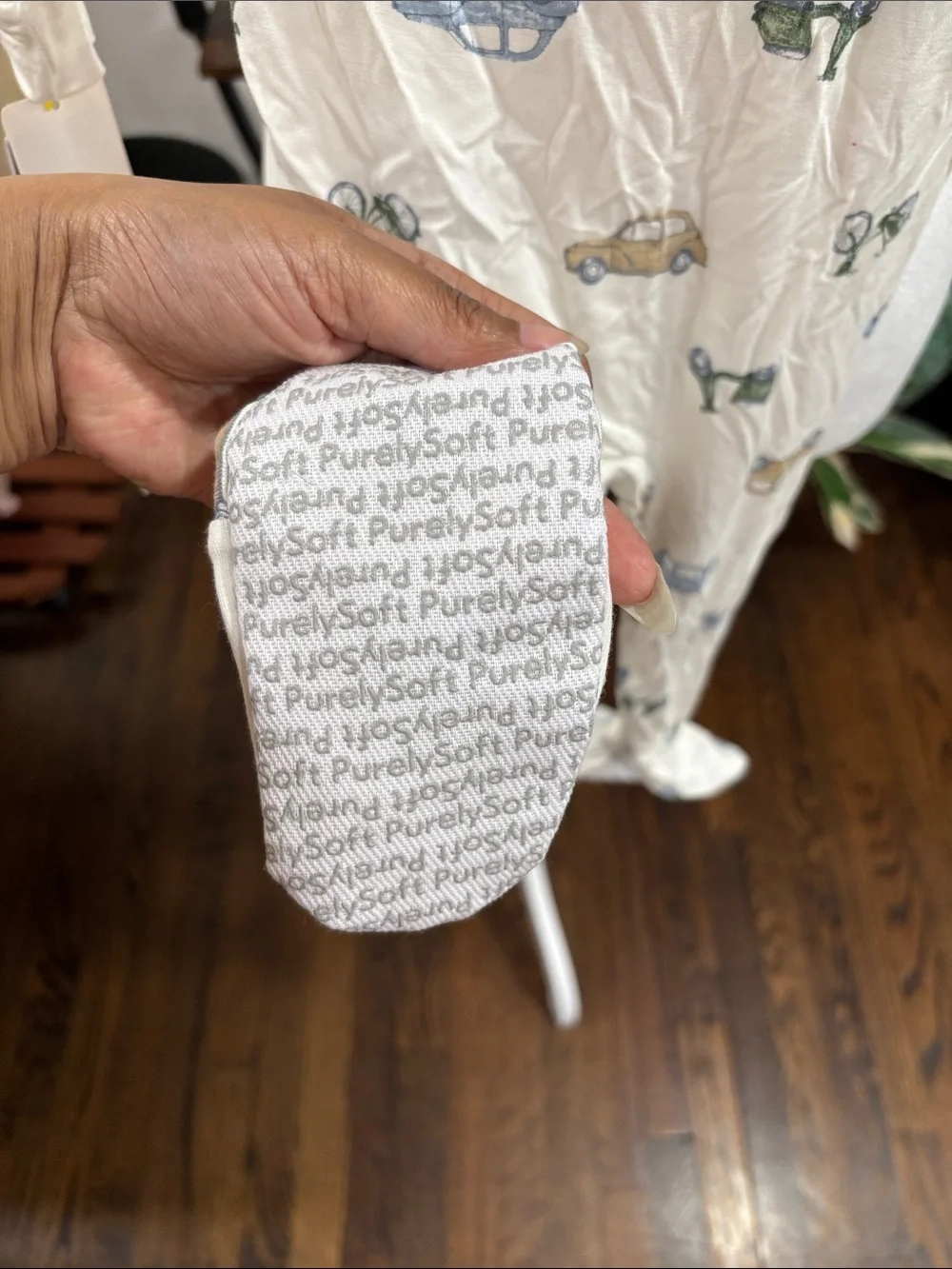 Carter’s Cream Baby Footed Zipper Onesie with Car & Bike Print size 24M